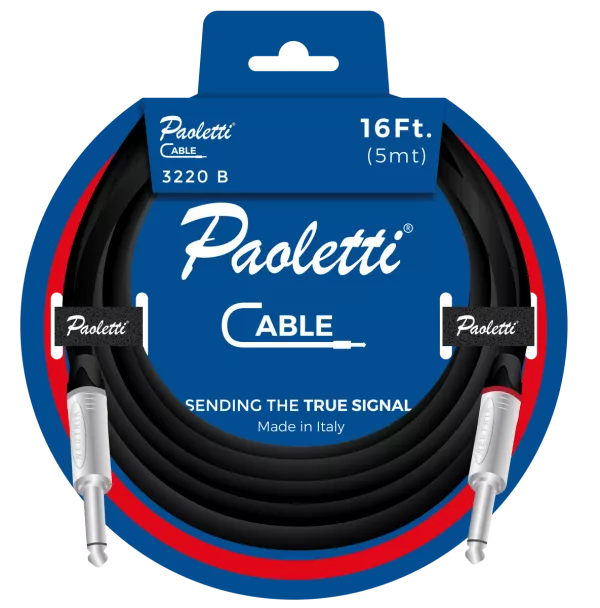 Paoletti Premium Instrument Cable 16.4Ft