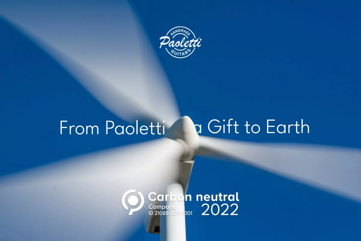 Paoletti Guitars makes a gift to Earth.