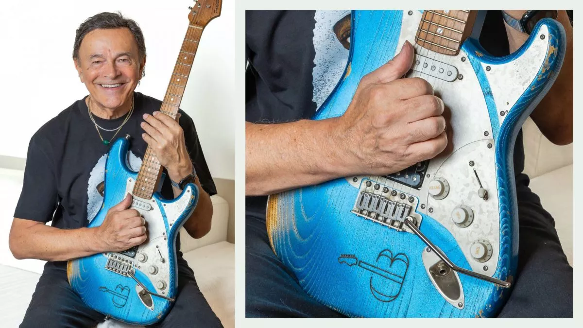 Una chitarra firmata Dodi Battaglia