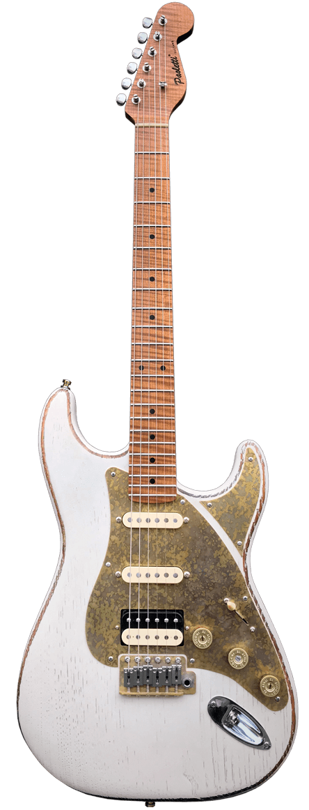 Stratospheric Loft HSS - Paoletti Guitars Cream