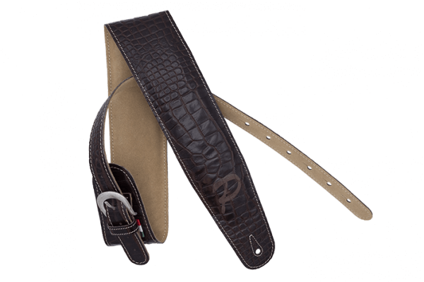 Paoletti Leather Strap - Croc Brown