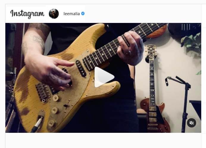 Lee Malia & Paoletti Guitars