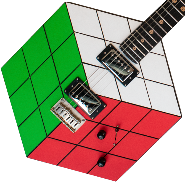 RUBIK&#8217;S CUBE GUITAR-BODY