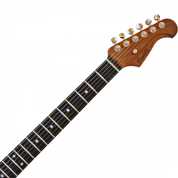 NANCY CHIANTI WINE SH – no pickguard-NECK