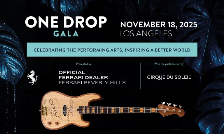 One Drop Gala – Sting’s Barrels Bass for Auction