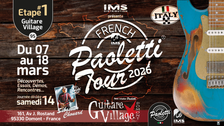 New Paoletti Point Launch in Domont — Guitare Village